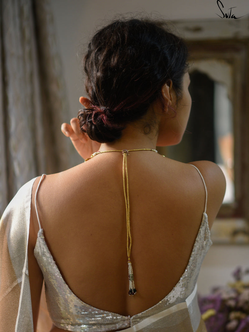 Unlock the Elegance: Glamorous Backless Blouse Styles for Every Occasion -  Sanskriti Cuttack