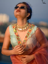 Aasmani Bagicha ( Blouse ) - suta.in