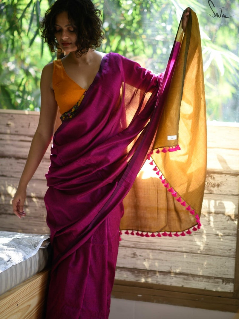 Suta means and celebrates thread. Suta is a humble store which works with  weavers from al… | Cotton saree blouse designs, Cotton saree designs, Saree  blouse designs