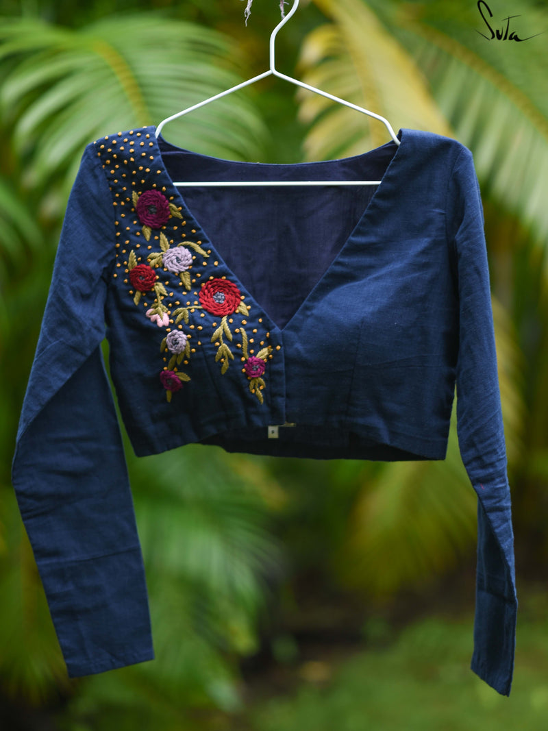 Remembering The Alcon Blue Butterfly (Blouse)