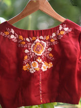 Flower Feathered (Blouse) - suta.in