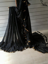 Gilted Black Swirls - suta.in