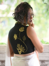 Golden chakra (Blouse) - suta.in