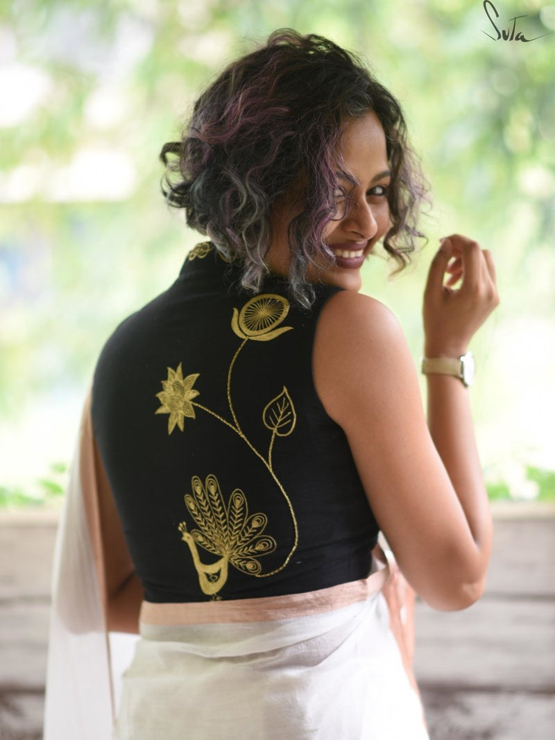 Golden chakra (Blouse) - suta.in