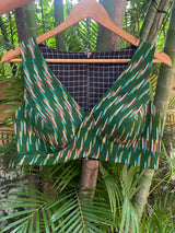 Green and Black Alat Palat (Blouse)