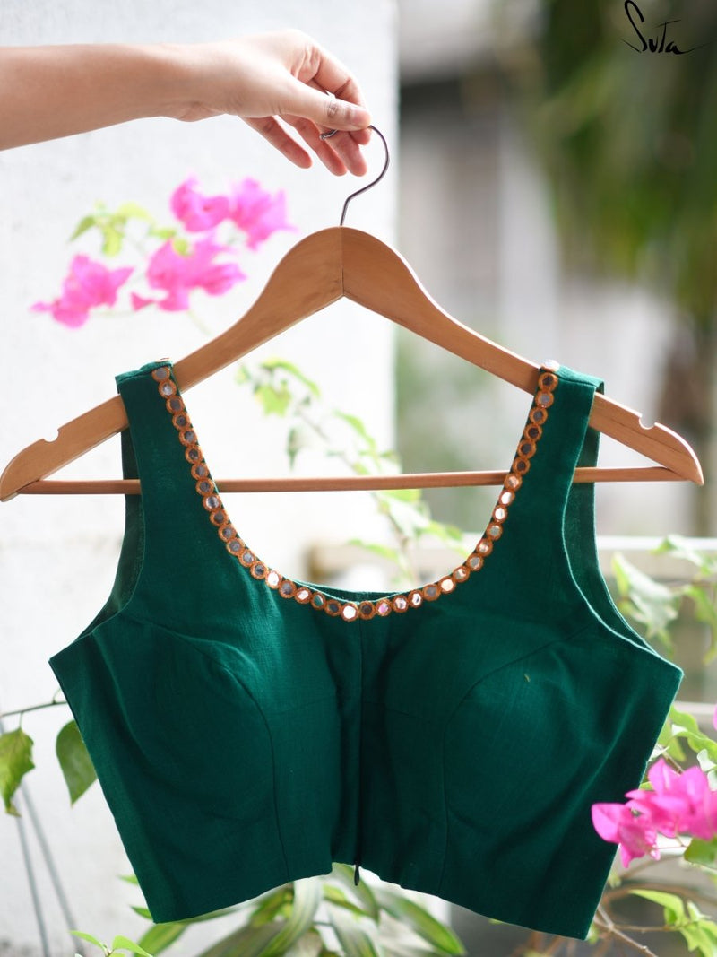 Green Glass House (Blouse) - suta.in