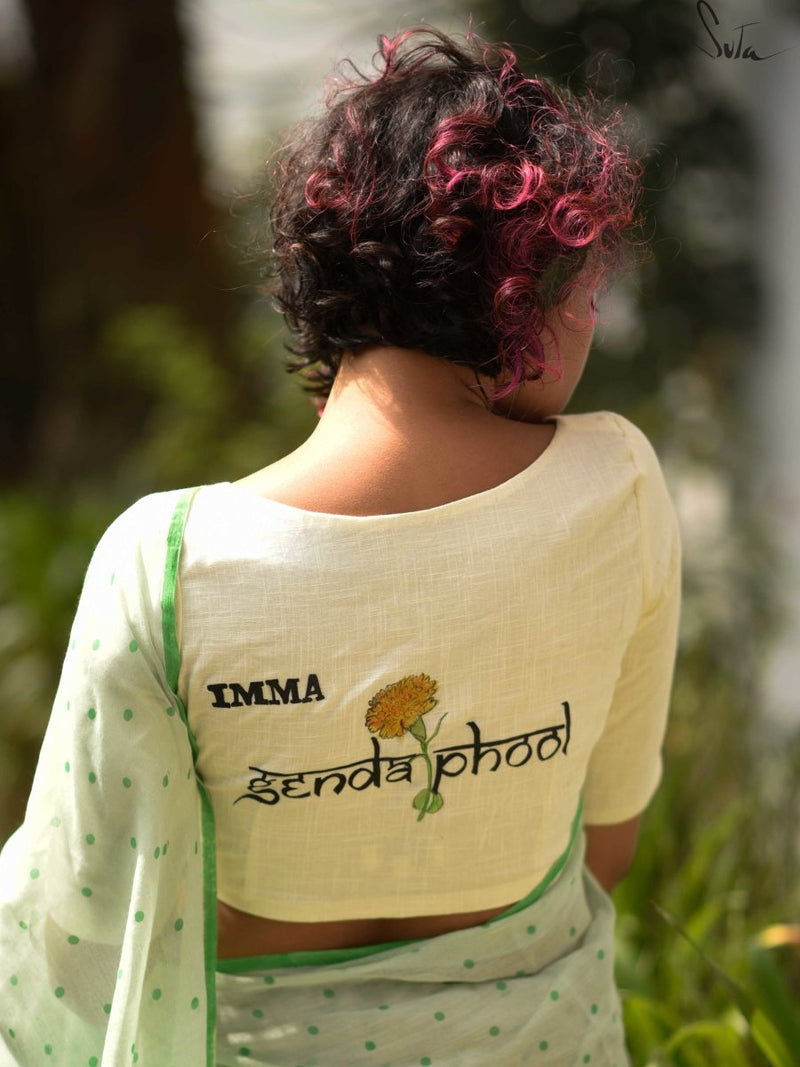 Imma genda phool (Blouse) - suta.in