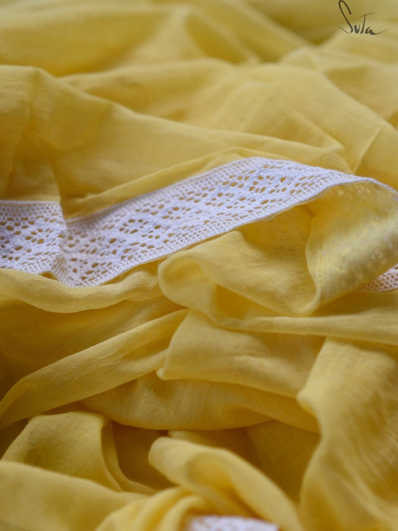 Lemon Yellow Lace - suta.in