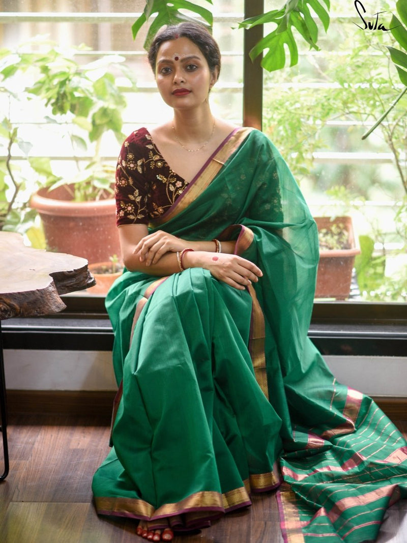 Prashanti Curations Shades of Green – Prashanti Sarees