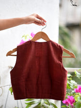 Maroon Life (Blouse) - suta.in