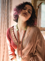 Maroon Shona (Blouse) - suta.in