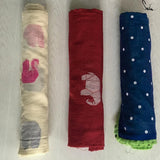 Pack of 3 - Bonne Swan , Hasthi Hathi , Eli (Baby Cloth) - suta.in