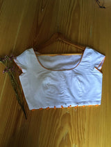 Peace orange blouse (Blouse) - suta.in