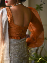 Pumpkin  flounce (Blouse)