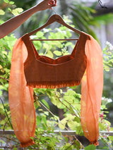 Pumpkin  flounce (Blouse)