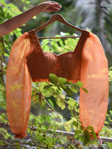 Pumpkin  flounce (Blouse)