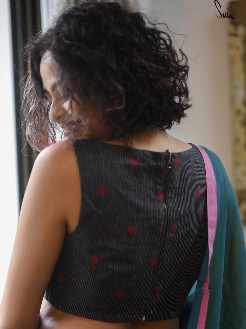 Designer Women's Velvet Saree Blouse | JCS Fashions