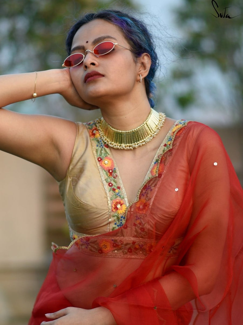 Reshmi Bagicha ( Blouse ) - suta.in