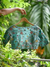 Teal Goyna (Blouse) - suta.in